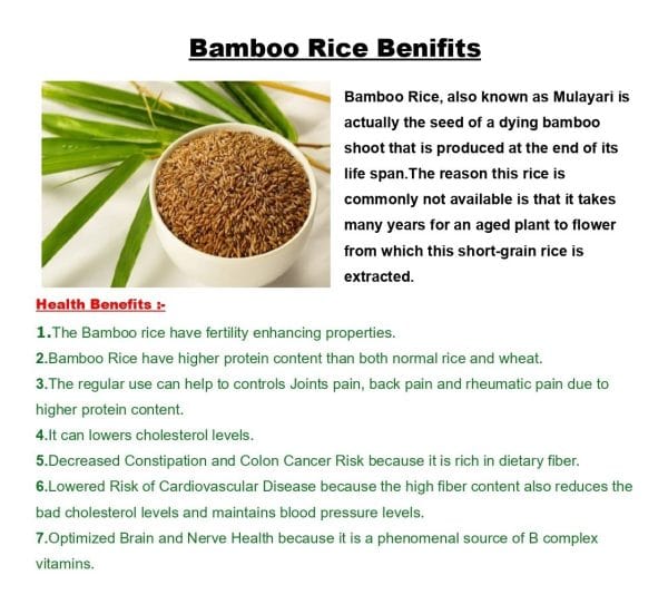 MOONGIL RICE / மூங்கில் அரிசி - Image 2