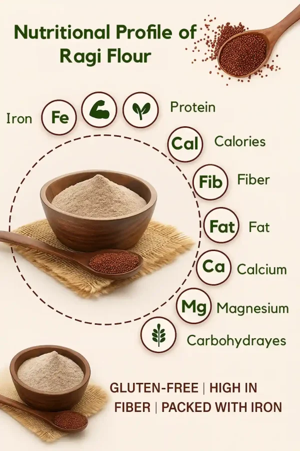 சத்தான ராகி லட்டு / FINGER MILLET LADDU (RAGI)-Delicious & Nutritious Gluten-Free Healthy Snack with Ghee & Jaggery | Protein & Fiber Rich | Ideal for Kids, Moms & All Ages, Digestion, & Festive Gifting - Image 2